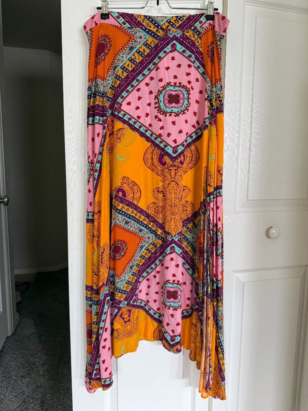 Rayon Boho maxi skirt